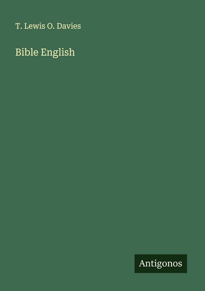 Produktbild: Bible English