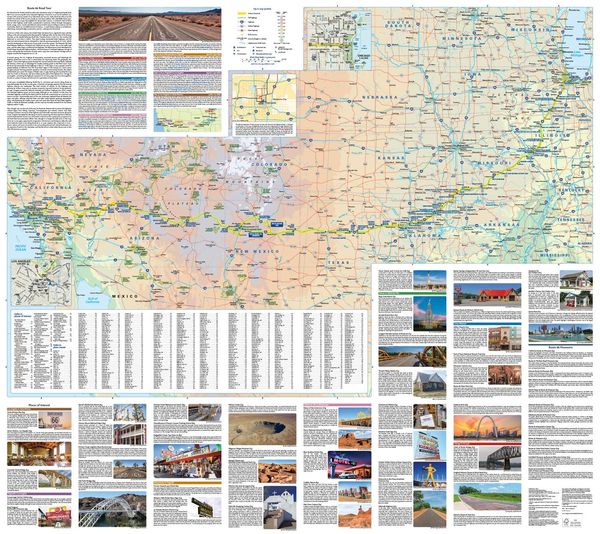 Produktbild: Collins Route 66 Touring Map