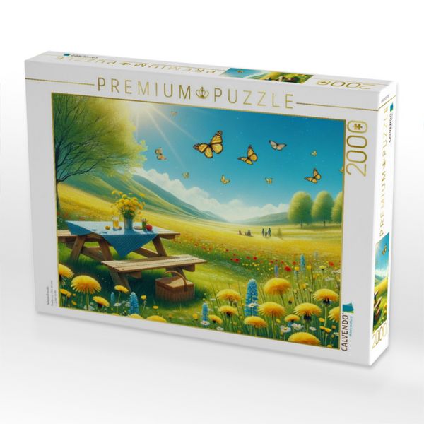 Produktbild: CALVENDO Puzzle Wiesenfreude | 2000 Teile Lege-Gr&ouml;&szlig;e 90x67cm Foto-Puzzle f&uuml;r gl&uuml;ckliche Stunden