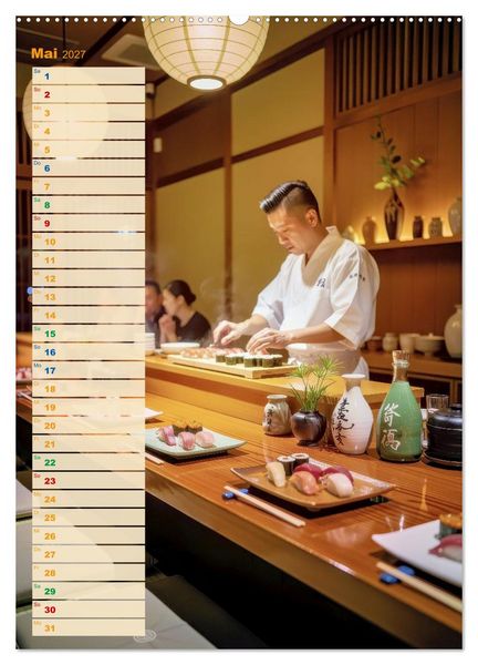 Produktbild: Japanische Lebensart (Wandkalender 2027 DIN A2 hoch), CALVENDO Monatskalender