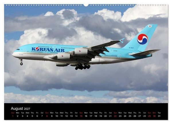 Produktbild: Big Jets (High Quality Premium Wall Calendar 2027 DIN A2 landscape),CALVENDO 12 Month Wall Calendar