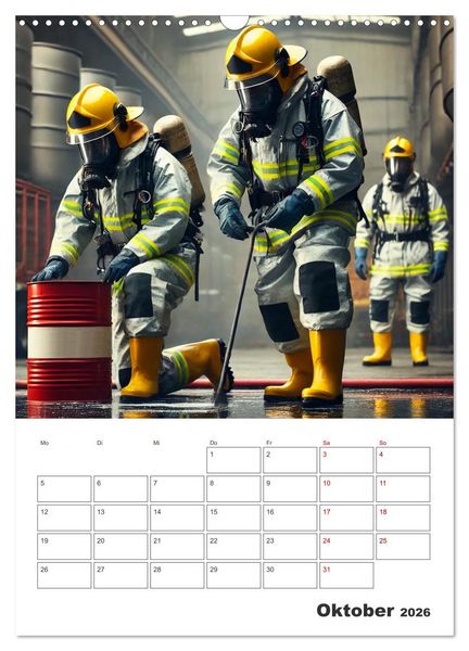 Produktbild: Heldentum im Einsatz - Ein Jahr mit den Lebensrettern (Wandkalender 2026 DIN A3 hoch), CALVENDO Monatskalender