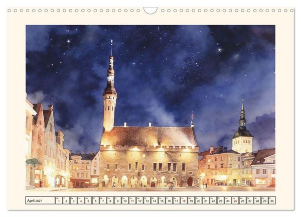 Produktbild: Reise nach Estland (Wandkalender 2027 DIN A3 quer), CALVENDO Monatskalender
