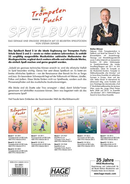 Produktbild: Trompeten Fuchs Spielbuch, Band 2