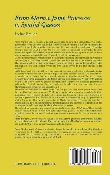 Produktbild: From Markov Jump Processes to Spatial Queues