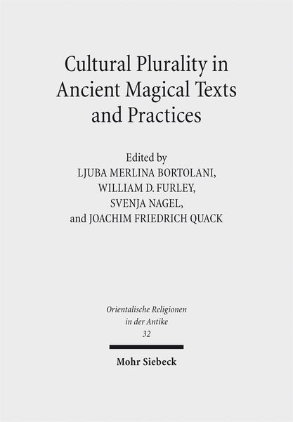 Produktbild: Cultural Plurality in Ancient Magical Texts and Practices