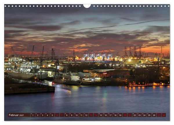 Produktbild: Magic Nights Hamburg (Wandkalender 2027 DIN A3 quer), CALVENDO Monatskalender