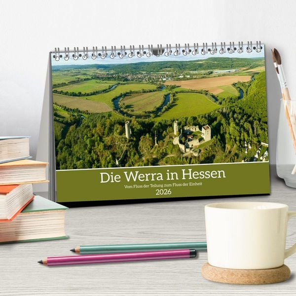 Produktbild: Die Werra in Hessen (Tischkalender 2026 DIN A5 quer), CALVENDO Monatskalender