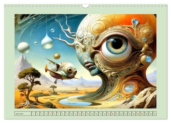 Produktbild: Fraktale Metamorphosen (Wandkalender 2027 DIN A3 quer), CALVENDO Monatskalender