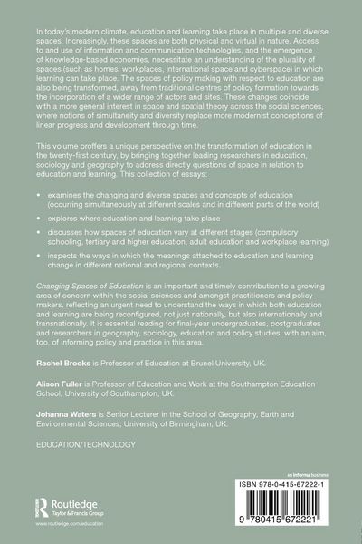 Produktbild: Changing Spaces of Education