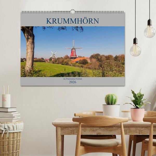 Produktbild: Krummh&ouml;rn im Panorama-Format (Wandkalender 2026 DIN A2 quer), CALVENDO Monatskalender