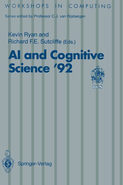 Produktbild: AI and Cognitive Science &rsquo;92