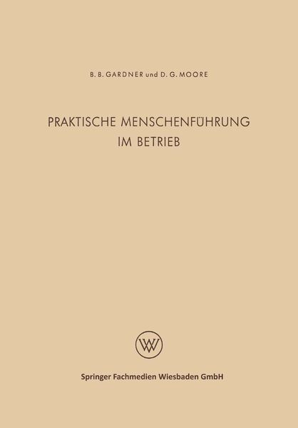 Produktbild: Praktische Menschenf&uuml;hrung im Betrieb
