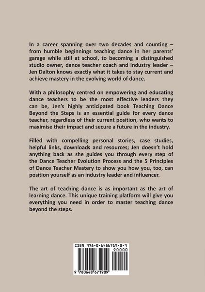 Produktbild: Teaching Dance Beyond The Steps