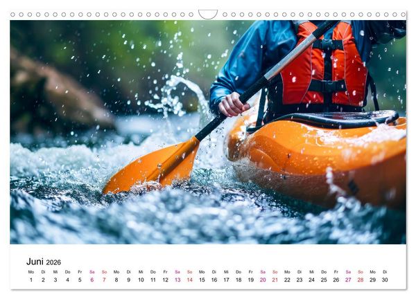 Produktbild: Kajak Erlebnisse (Wandkalender 2026 DIN A3 quer), CALVENDO Monatskalender