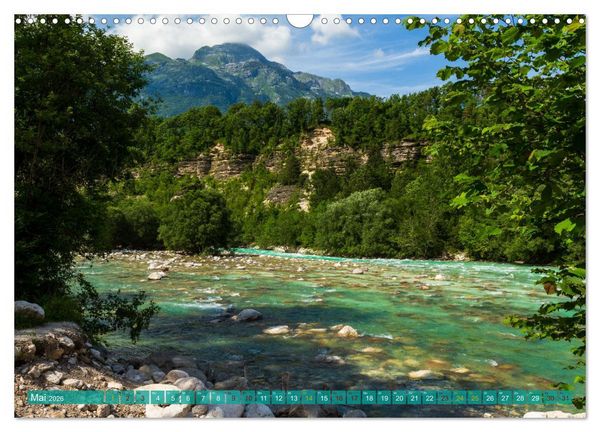 Produktbild: Reise durch das Soca-Tal - Unterwegs im sch&ouml;nen Slowenien (Wandkalender 2026 DIN A3 quer), CALVENDO Monatskalender
