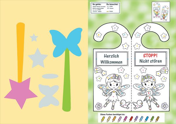 Produktbild: Mein gro&szlig;er Mal- und Ausschneidespa&szlig; mit Pony, Prinzessin und Einhorn