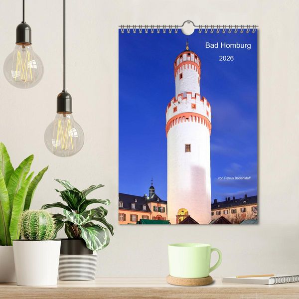 Produktbild: Bad Homburg 2026 von Petrus Bodenstaff (Wandkalender 2026 DIN A4 hoch), CALVENDO Monatskalender