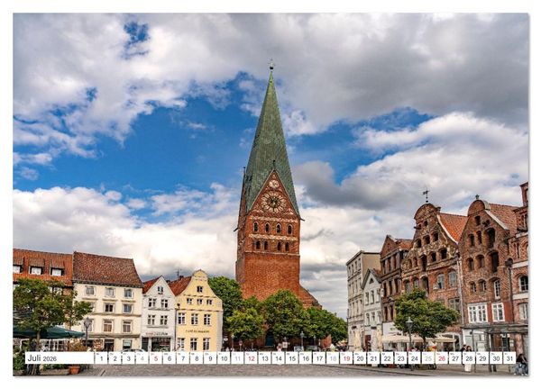 Produktbild: Niedersachsen - Hansestadt L&uuml;neburg (Wandkalender 2026 DIN A3 quer), CALVENDO Monatskalender