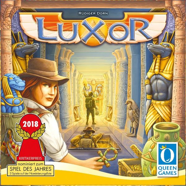 Produktbild: Queen Games - Luxor, nominiert zum Spiel des Jahres 2018