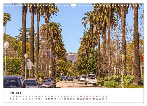 Produktbild: Kalifornien Bilder aus Los Angeles (Wandkalender 2026 DIN A3 quer), CALVENDO Monatskalender