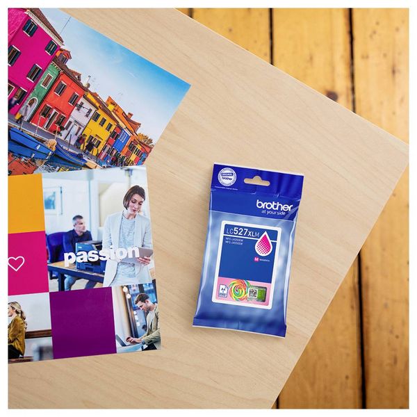 Produktbild: Brother Druckerpatrone LC527XLM - Hohe Ergiebigkeit - M Original Magenta LC527XLM