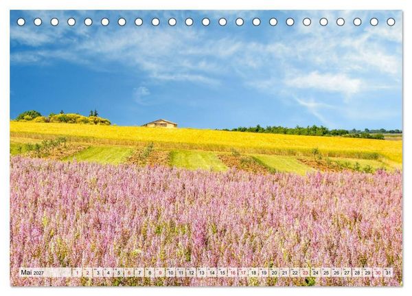 Produktbild: Ein Herz f&uuml;r die Provence (Tischkalender 2027 DIN A5 quer), CALVENDO Monatskalender
