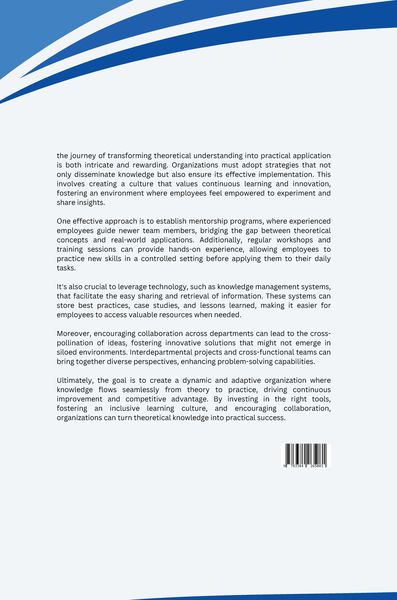 Produktbild: From Theory to Practice: Facilitating Knowledge Transfer in Organizations