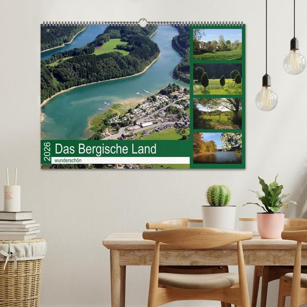 Produktbild: Das Bergische Land - wundersch&ouml;n (Wandkalender 2026 DIN A2 quer), CALVENDO Monatskalender