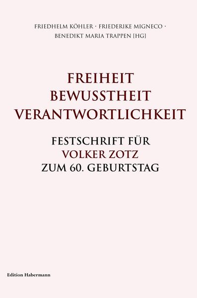 Produktbild: Freiheit. Bewusstheit. Verantwortlichkeit.