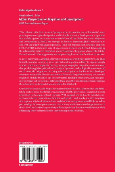 Produktbild: Global Perspectives on Migration and Development