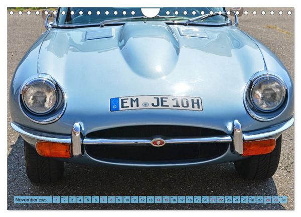 Produktbild: Jaguar E-Type - Die Raubkatze (Wandkalender 2026 DIN A4 quer), CALVENDO Monatskalender