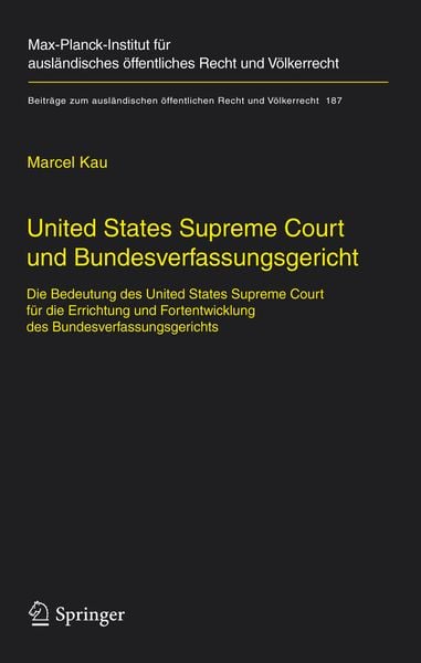 Produktbild: United States Supreme Court und Bundesverfassungsgericht