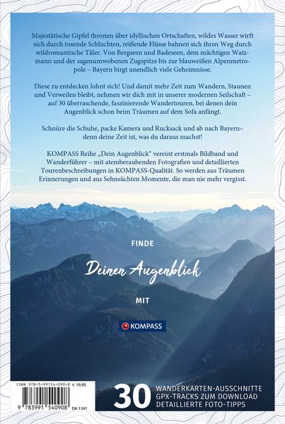 Produktbild: KOMPASS Dein Augenblick Bayern S&uuml;d