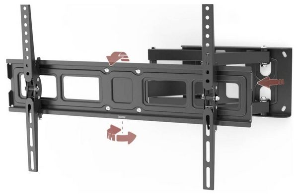 Produktbild: Hama TV-Wandhalterung 81,3cm (32") - 215,9cm (85") Ausziehbar, Neigbar, Schwenkbar