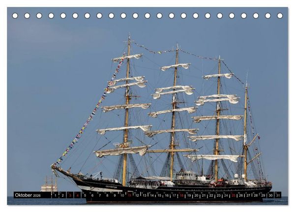 Produktbild: Hanse Sail (Tischkalender 2026 DIN A5 quer), CALVENDO Monatskalender