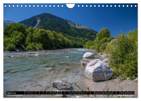 Produktbild: Das Rheintal 2026 (Wandkalender 2026 DIN A4 quer), CALVENDO Monatskalender