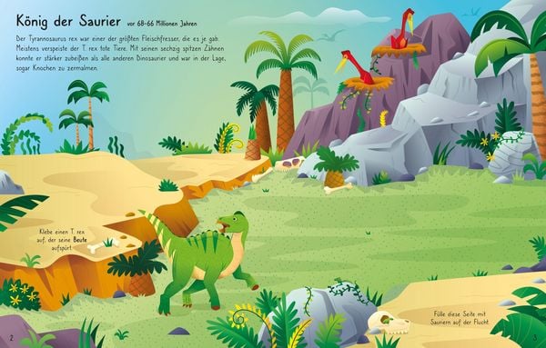 Produktbild: Mein erstes Stickerbuch: T. rex und andere RIESIGE Dinos