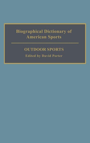 Produktbild: Biographical Dictionary of American Sports