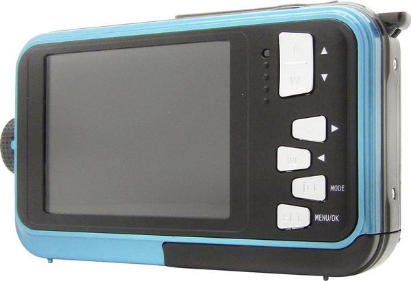 Produktbild: GoXtreme Reef Blue Digitalkamera 24 Megapixel  Blau  Full HD Video, Wasserdicht bis 3 m, Unterwasserkamera, Sto&szlig;fest, mit eingebautem Blitz