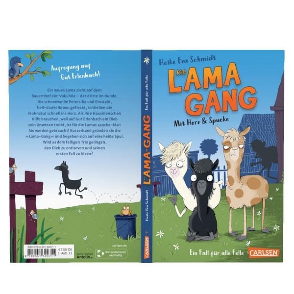 Produktbild: Die Lama-Gang. Mit Herz und Spucke 1: Ein Fall f&uuml;r alle Felle