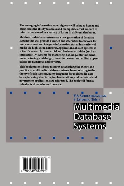 Produktbild: Multimedia Database Systems