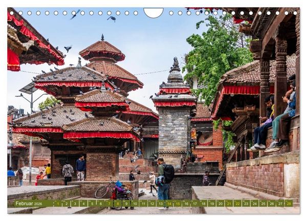 Produktbild: K&ouml;nigsst&auml;tte im Kathmandutal (Wandkalender 2026 DIN A4 quer), CALVENDO Monatskalender