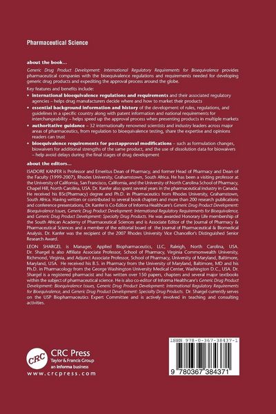 Produktbild: Generic Drug Product Development