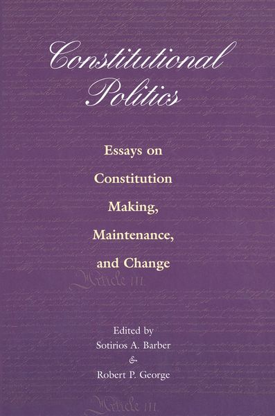 Produktbild: Constitutional Politics
