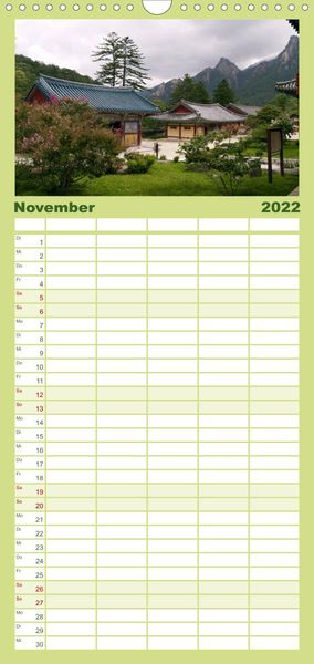 Produktbild: Familienplaner S&Uuml;DKOREA zwischen asiatischer Tradition und Moderne (Wandkalender 2022 , 21 cm x 45 cm, hoch)