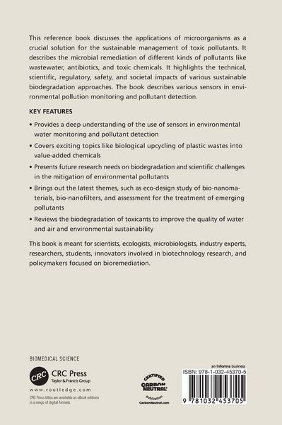 Produktbild: Biodegradation of Toxic and Hazardous Chemicals