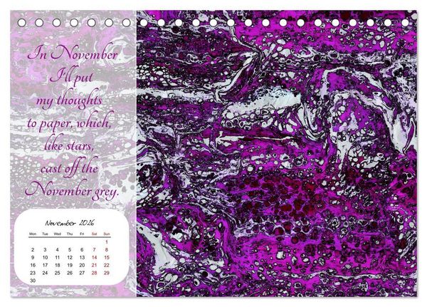 Produktbild: Your year filled with mindfulness (Desk Calendar 2026 DIN A5 landscape), CALVENDO 12 Month DeskCalendar