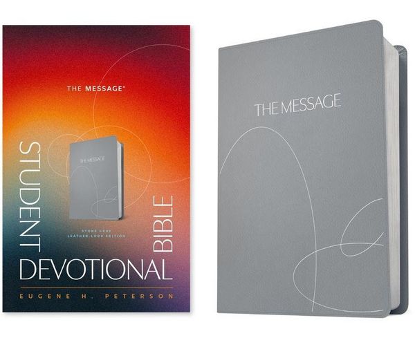 Produktbild: The Message Student Devotional Bible (Leather-Look, Stone Gray)
