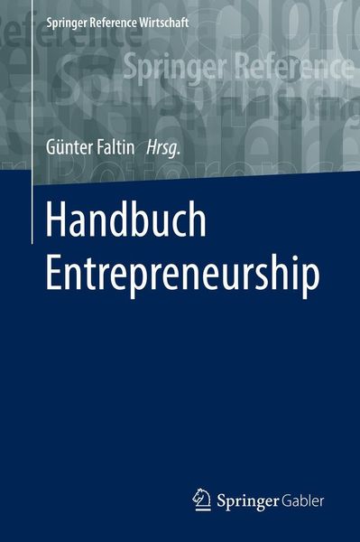 Produktbild: Handbuch Entrepreneurship